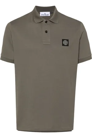 Stone Island Polo med kompasmærke
