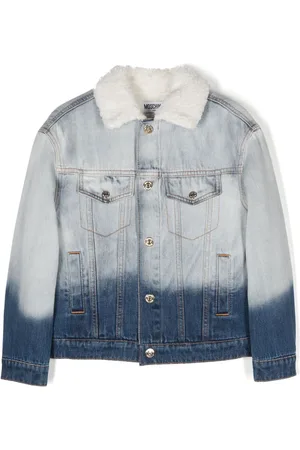 Moschino Denimjakke med broderet logo