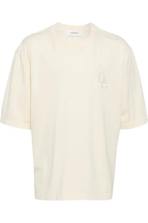 LANEUS T-shirt med broderet palmelogo
