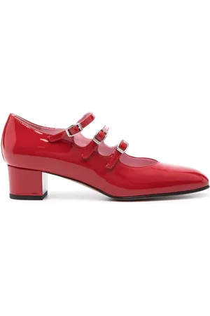 Carel Kina 40mm pumps i imiteret læder