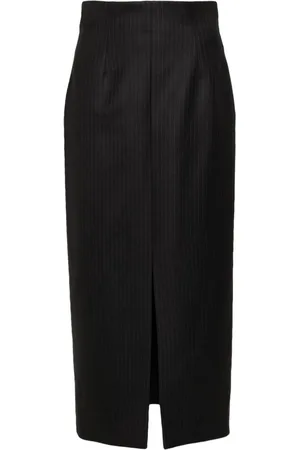 Alexander McQueen Nålestribet pencil-nederdel