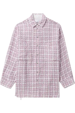 IRO Skotskternet skjorte i tweed