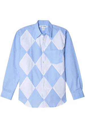 Comme des Garçons Skjorte med argyle-mønster