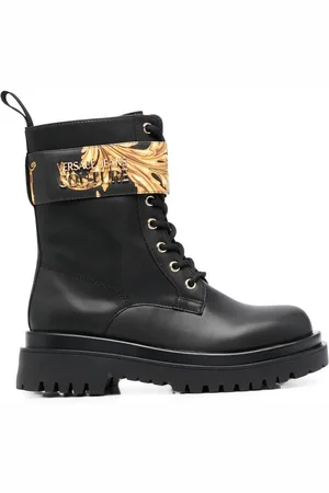 VERSACE Ankelstøvler med baroktryk