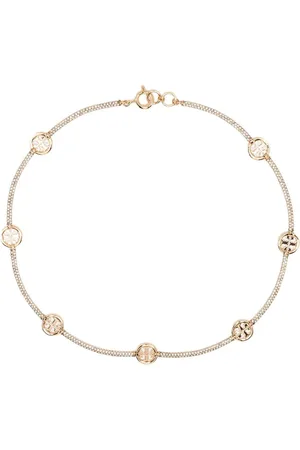 Tory Burch Miller choker-halskæde med logoplade