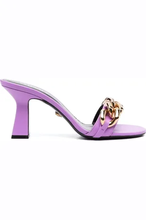 VERSACE Mule-sandaler med kædedetalje