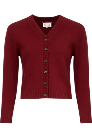 Maison Margiela Uldcardigan med V-hals