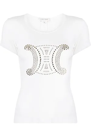 Céline T-shirt med Macadam-mønster fra 1990-2000