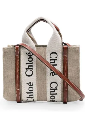 Chloé Woody tote i hør