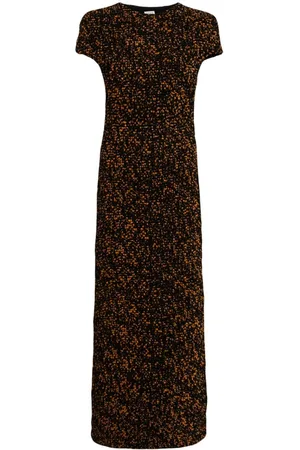 Totême Lang chenille kjole med skildpadde-effekt