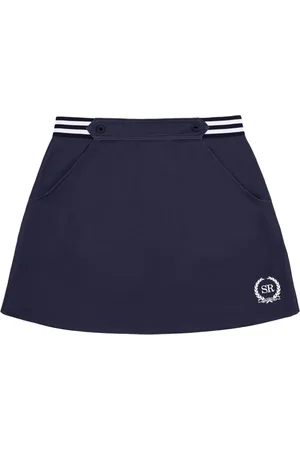 Sporty & Rich Kelly nederdel med broderet logo