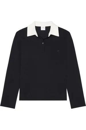 Courrèges Polo med kontrastkantning