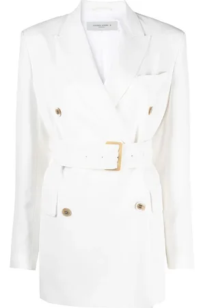 Golden Goose Dobbeltradet blazer med bælte