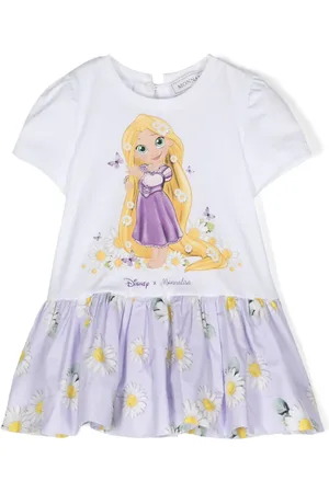 MONNALISA X Disney kjole med blomstertryk