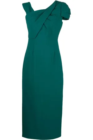 Roland Mouret Mellemlang asymmetrisk kjole uden ærmer