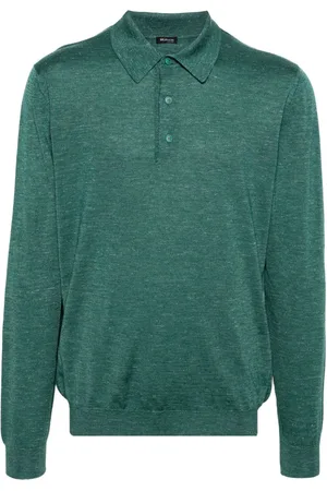 Kiton Finstrikket polotrøje