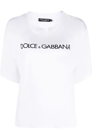 Dolce & Gabbana Kortærmet T-shirt med logotryk