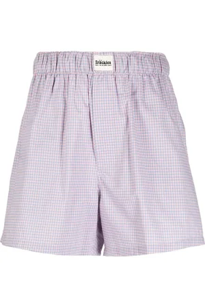 Natasha Zinko Gingham-ternede shorts