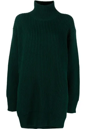 Jil Sander Ribstrikket trøje med rullekrave