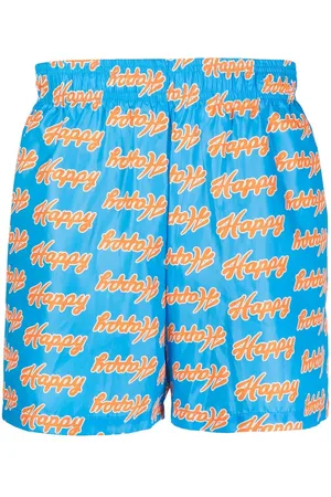 Natasha Zinko Badeshorts med Happy-tryk