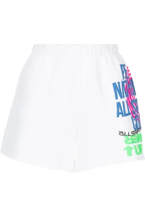 P.E Nation Shorts med elastisk talje og slogantryk
