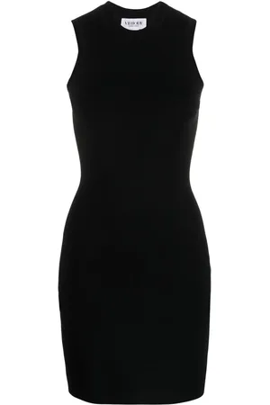 Victoria Beckham Kort ribstrikket kjole