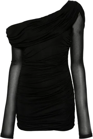 BLUMARINE Kort draperet kjole