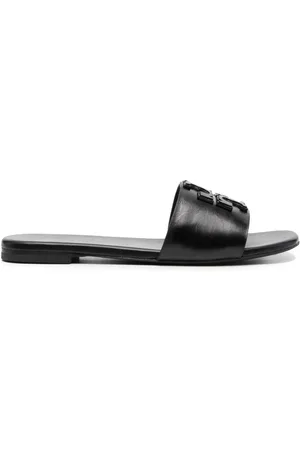 Tory Burch Sandaler med logomærke