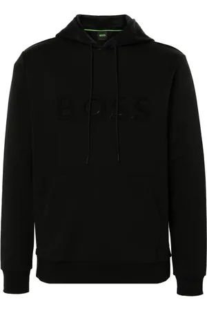 HUGO BOSS Hættetrøje med præget logo
