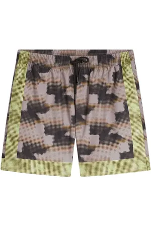 DRIES VAN NOTEN Badeshorts med grafisk tryk