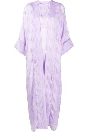 Bambah Kaftan-kjole med krøllet effekt