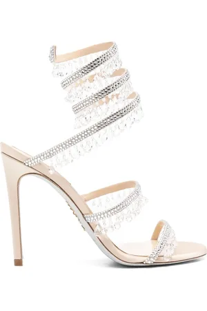 RENE CAOVILLA 100mm Cleo sandaler med krystaludsmykning