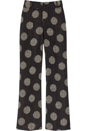 Destree Cropped Yoshismart bukser i jacquard