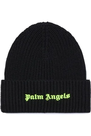 Palm Angels Ribbet hue med logobroderi