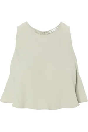 Ami Cropped top i crepe