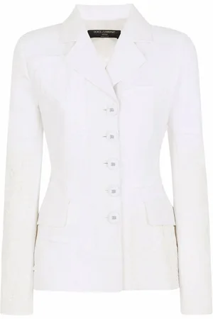 Dolce & Gabbana Enkeltradet blazer med blonde-patchwork