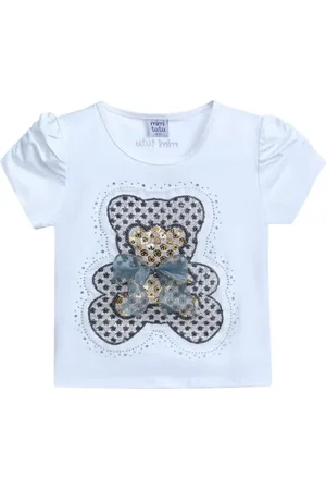 Mimi Tutu T-shirt med bjørneapplikation