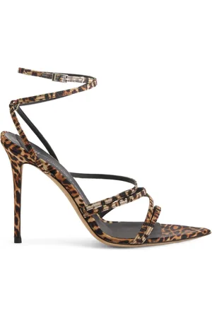 Giuseppe Zanotti Intriigo Claire 90mm sandaler med dyretryk