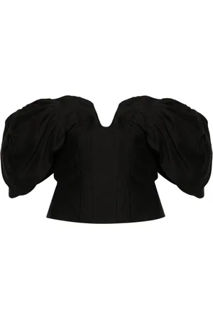 Cult Gaia Samantha top med off-shoulder-snit