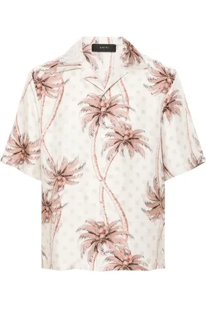 AMIRI Twisted Palms silkeskjorte