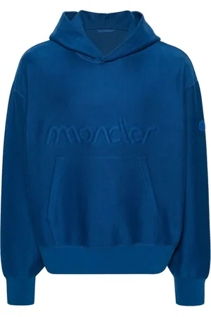 Moncler Hættetrøje med broderet logo og frotté