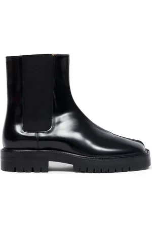 Maison Margiela Tabi Chelsea-støvler i læder