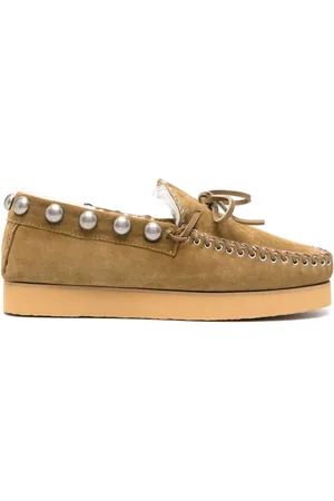 Isabel Marant Forley loafers i lammeskind