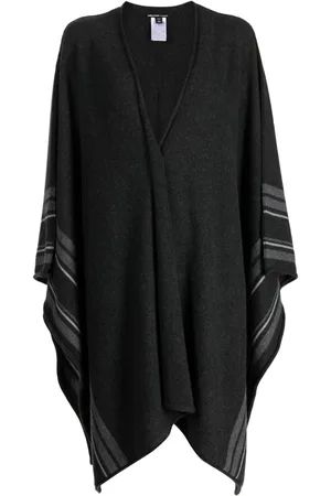James Perse Kashmir-poncho med striber