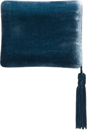 SOPHIE BILLE BRAHE Clutch i velour med kvaster