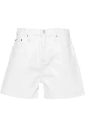 Calvin Klein Denimshorts med råt snit
