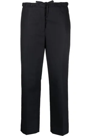 Jil Sander Cropped bukser med snoretræk
