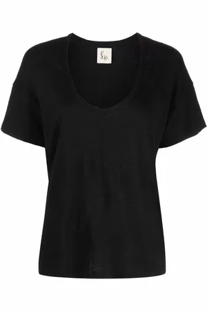 Paula Kortærmet T-shirt med U-hals
