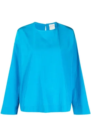 FORTE FORTE Kasseformet bluse med lange ærmer