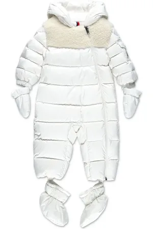 Moncler Polstret flyverdragt med logomærke